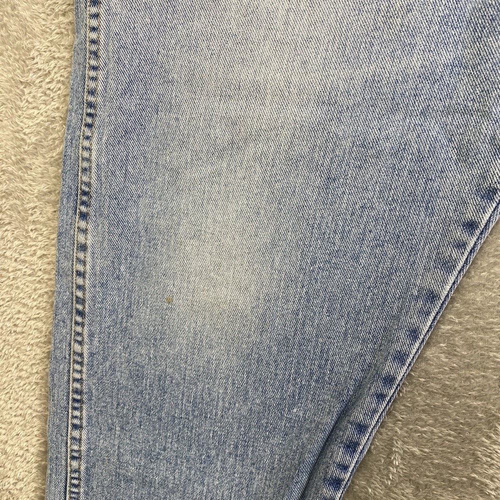 Wrangler Jeans Men Sz 40x29* Blue Denim Straight Workwear Cowboy Rodeo Western - Picture 13 of 14